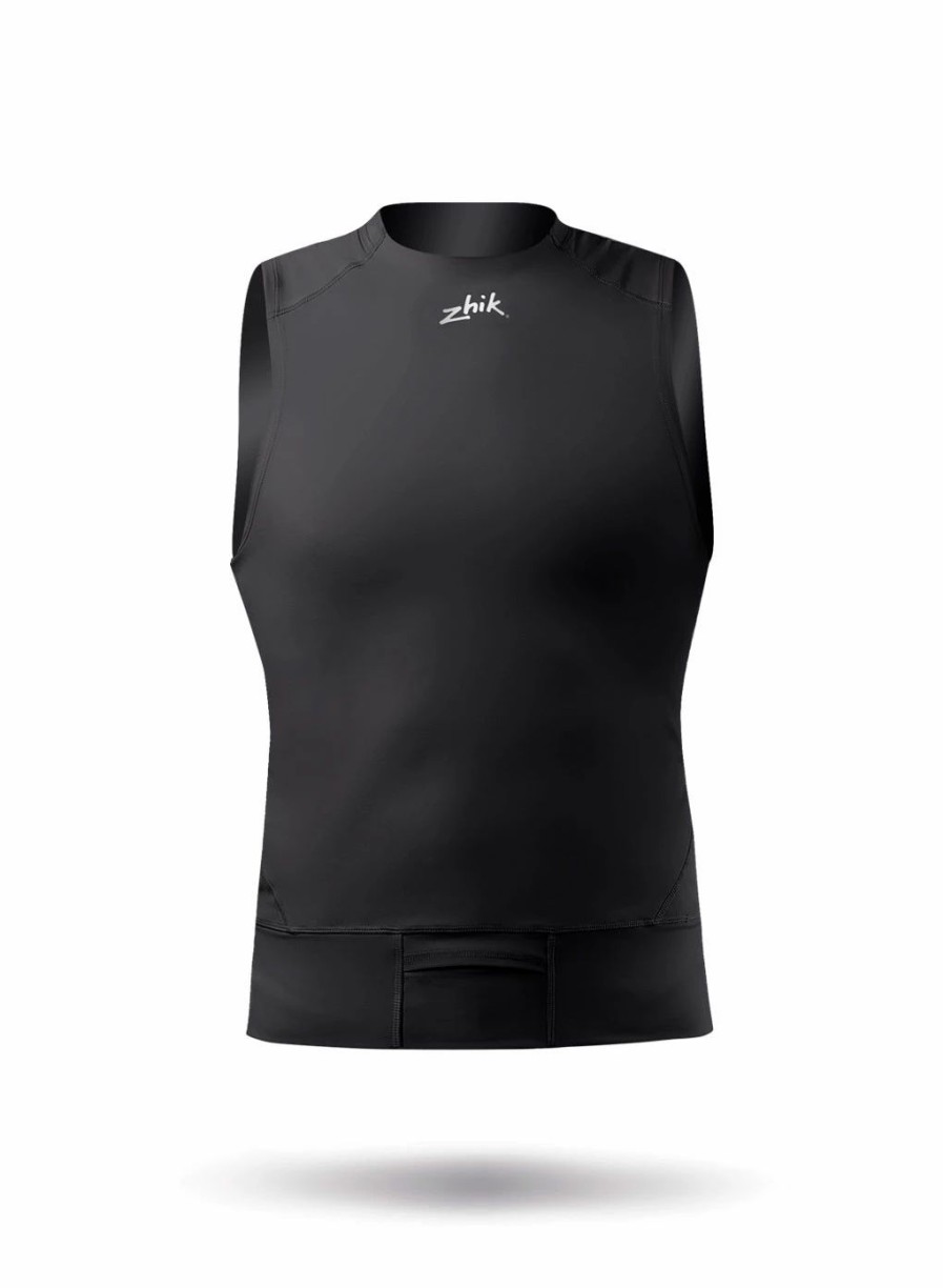 Technical Tops * | Eco Spandex Race Vest Black