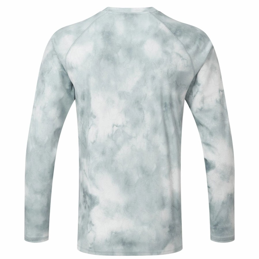 T-Shirts * | Xpel Tec Long Sleeve Top In Glacier/Ice