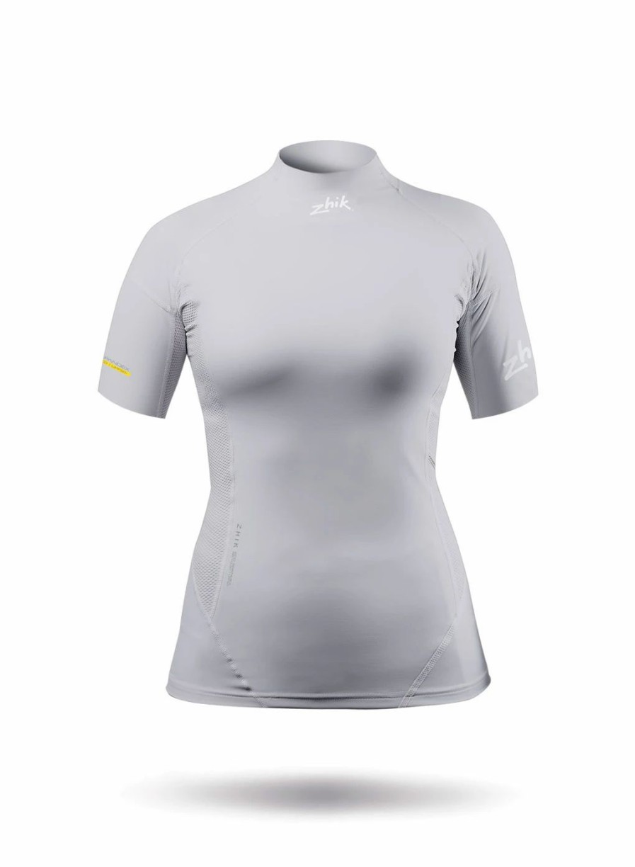 Technical Tops * | Womens Platinum Eco Spandex Short Sleeve Top