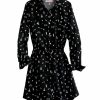 Dresses * | Tin Haul Womens Black 100% Cotton Western Ditsy L/S Dress