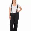 Pants * | Raiski Savona Ski Pants With Removable Suspenders Black Sizes 16-26