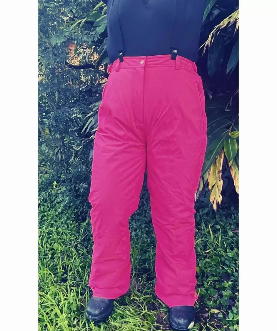 Pants * | Cartel Canada Stretch Ski Pants Pink Sizes 22-28