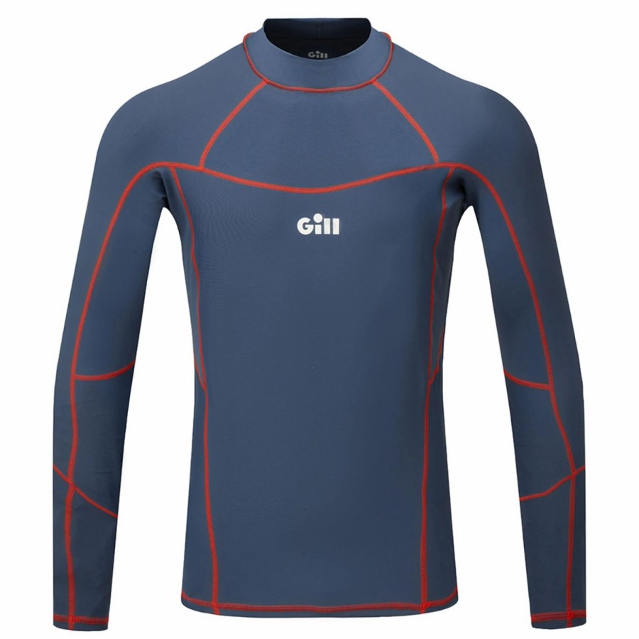 T-Shirts * | Men'S Pro Rash Vest Long Sleeve