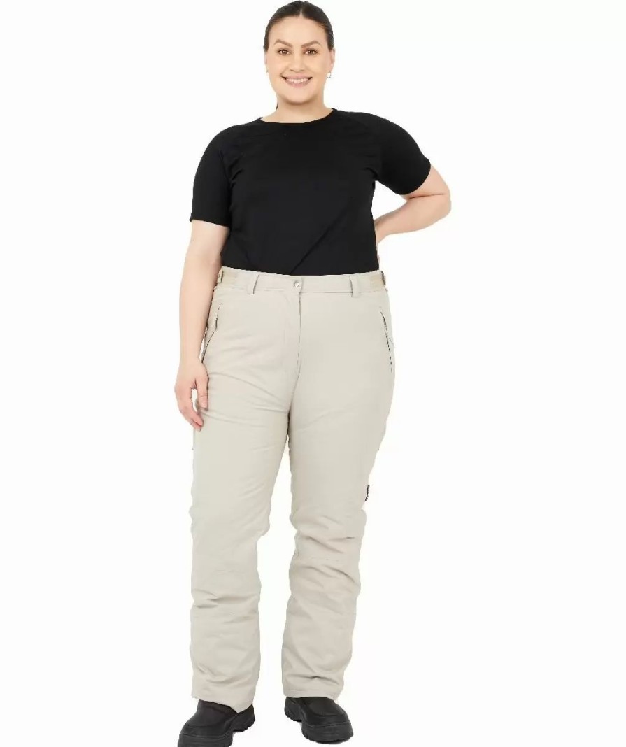 Pants * | Cartel Canada Stretch Ski Pants Sand Sizes 22-26