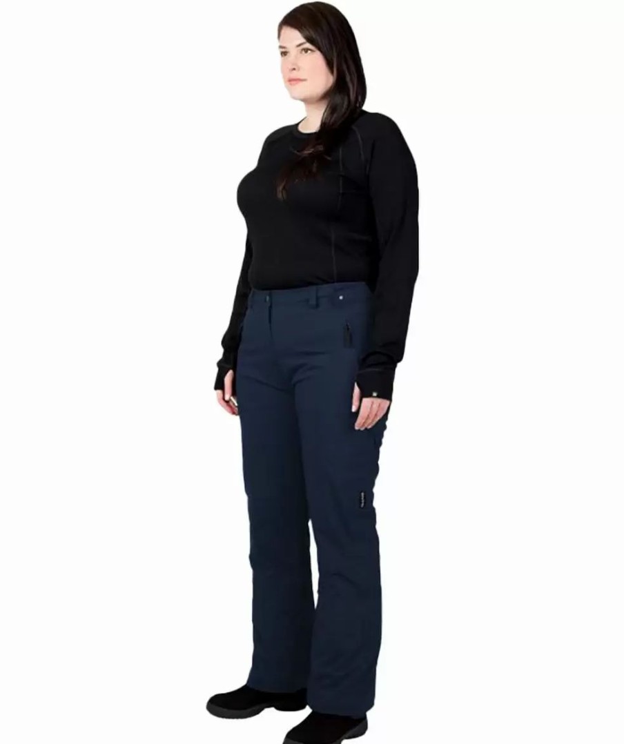 Pants * | Cartel Whistler Stretch Ski Pants Navy Sizes 20