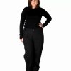 Pants * | Cartel Kiroro Stretch Ski Pants Black Unisex 3Xl-9Xl