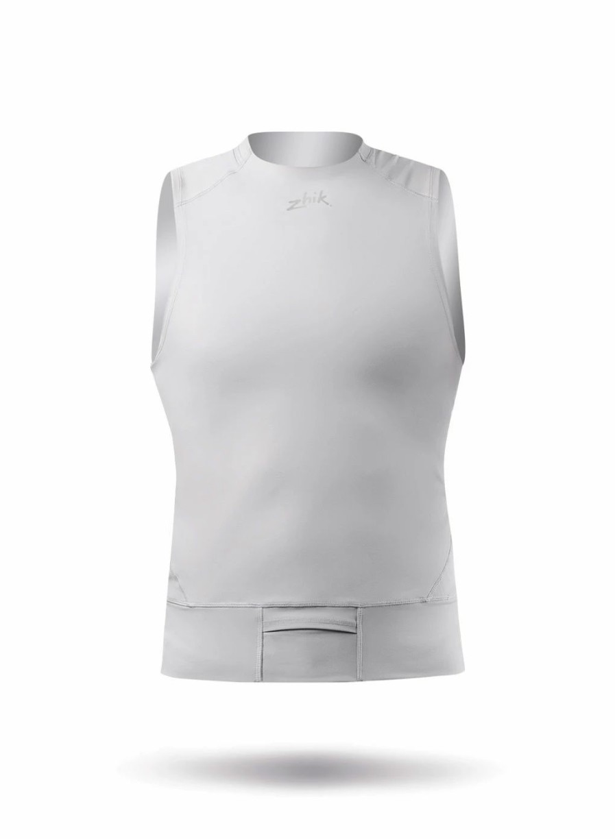 Technical Tops * | Eco Spandex Race Vest Platinum