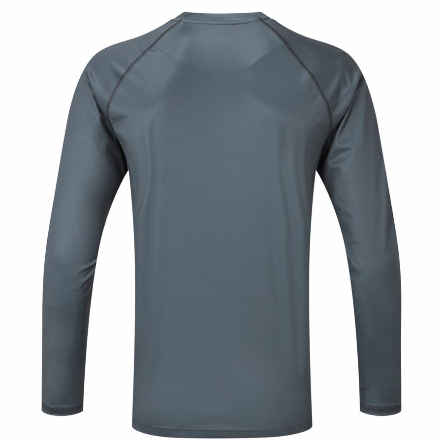 T-Shirts * | Xpel Tec Long Sleeve Top In Pewter